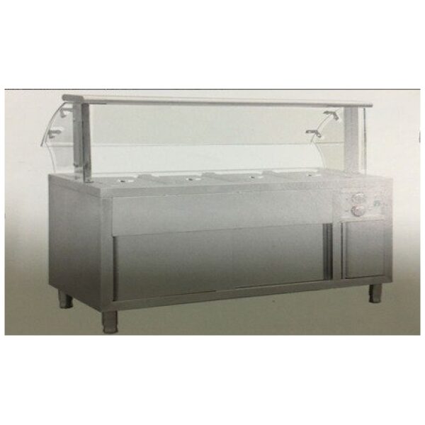 Bain Marie with Cabinet & glass